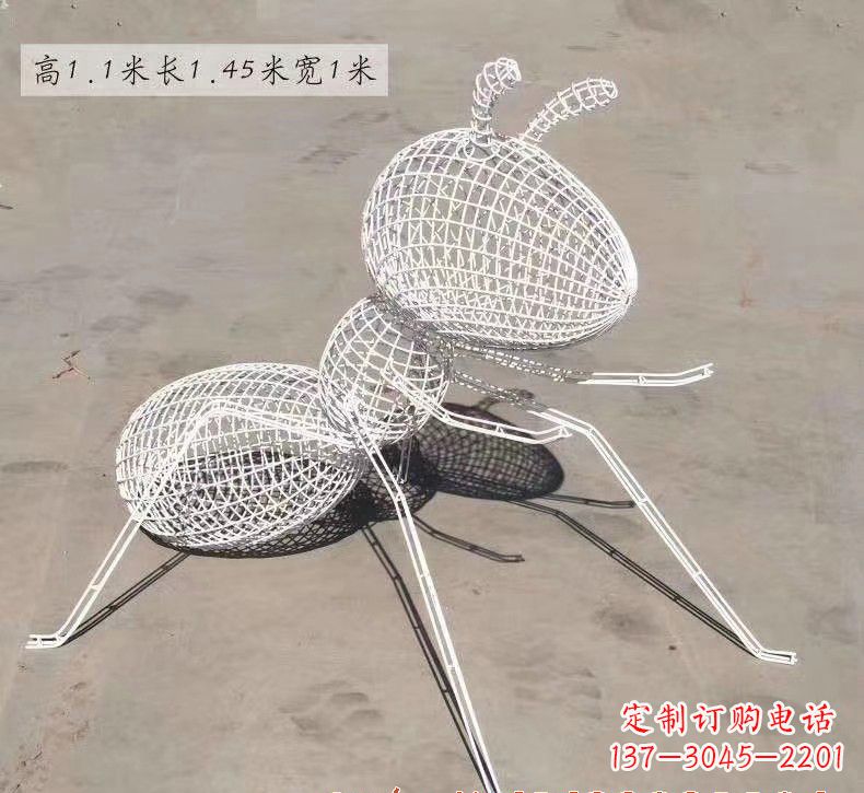 安阳不锈钢镂空蚂蚁雕塑222