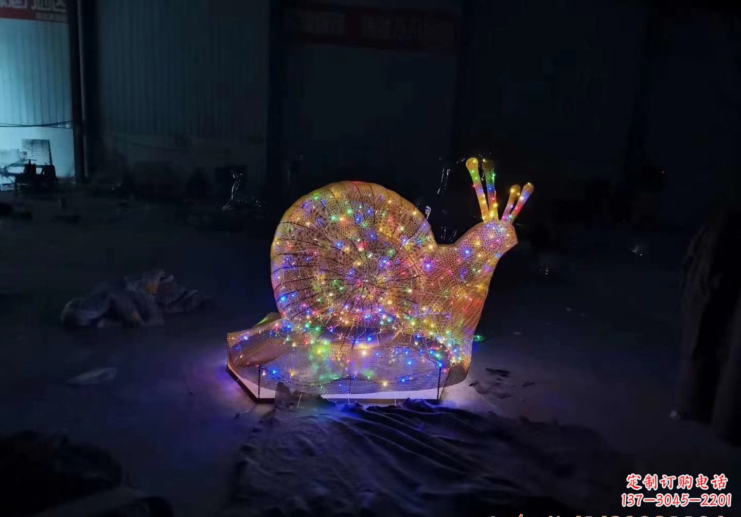 安阳不锈钢镂空蜗牛雕塑222