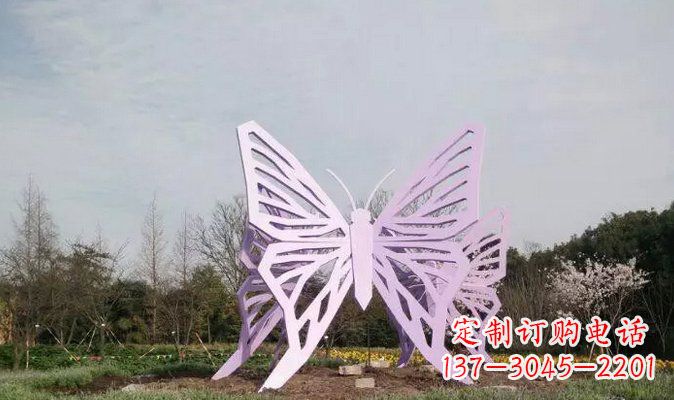 安阳不锈钢旅游区蝴蝶雕塑