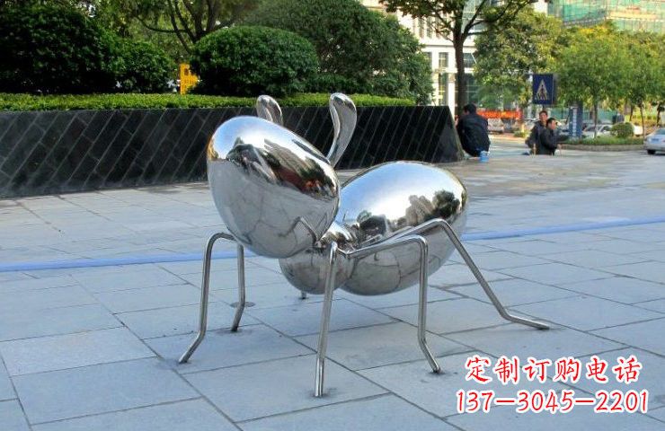 安阳不锈钢蚂蚁雕塑222