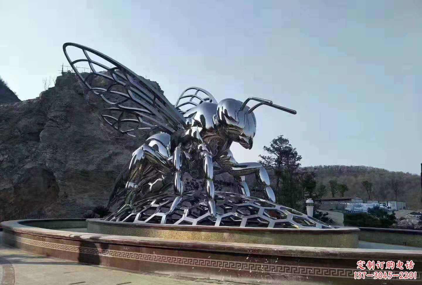 安阳不锈钢蚂蚁雕塑广场景观雕塑大型动物雕塑