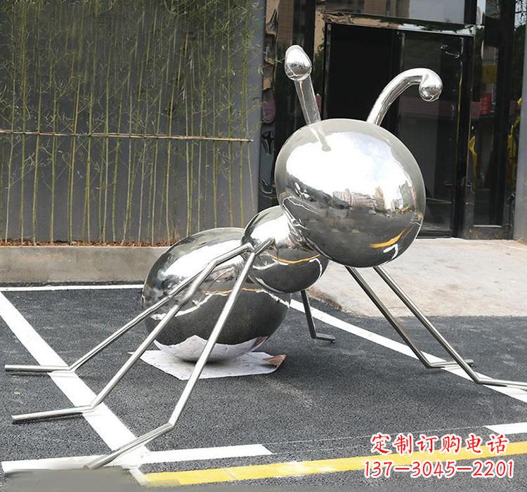 安阳不锈钢蚂蚁动物雕塑