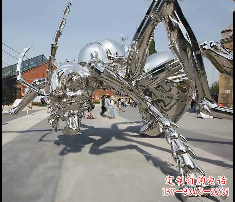 安阳不锈钢蚂蚁公园动物雕塑