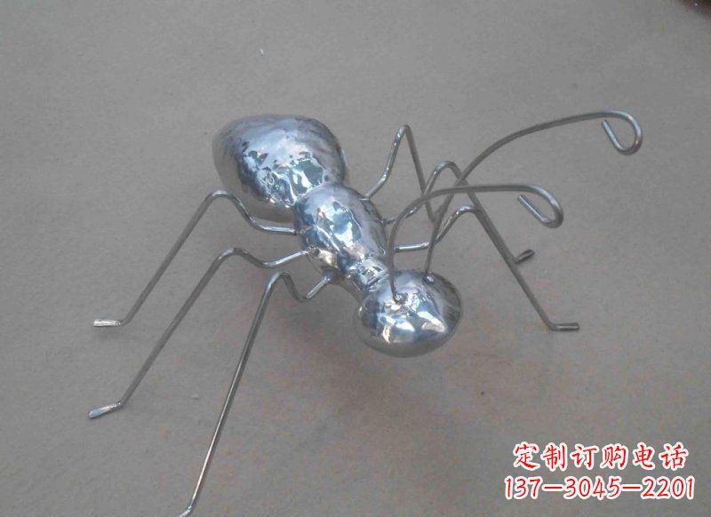 安阳不锈钢蚂蚁公园动物雕塑 (2)