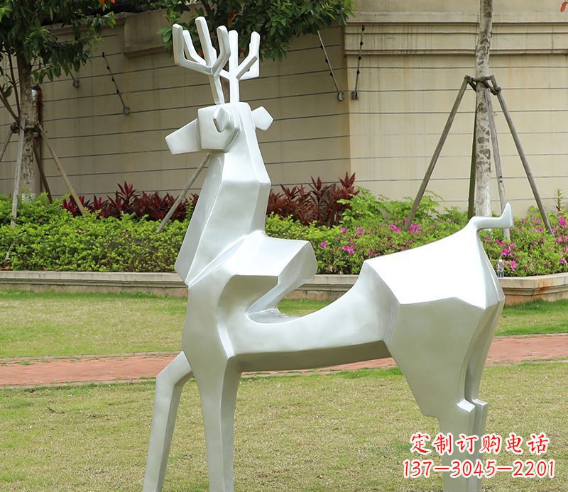安阳不锈钢美陈动物鹿