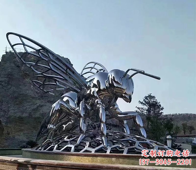 安阳不锈钢蜜蜂雕塑
