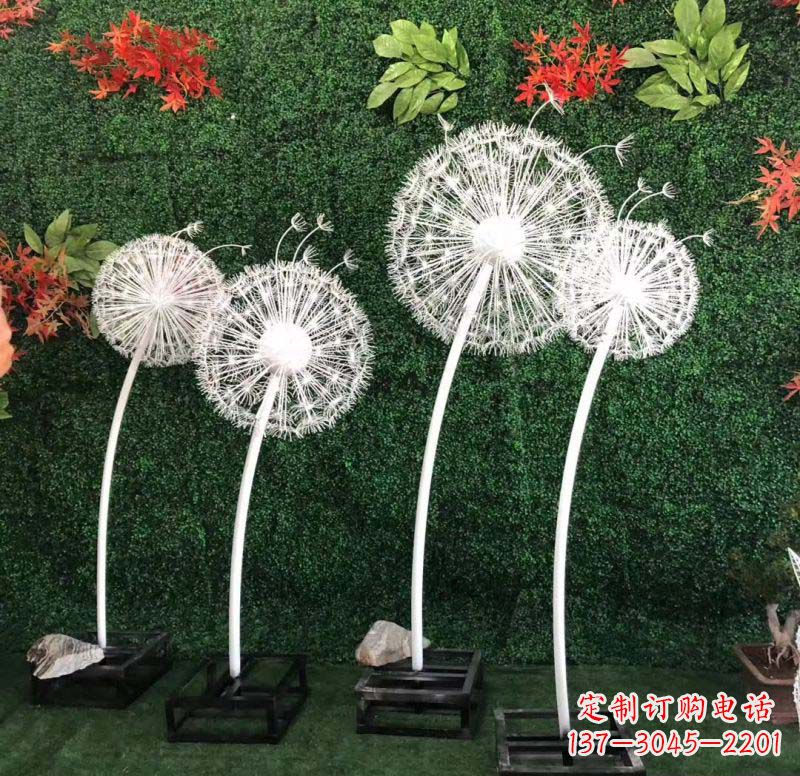 安阳不锈钢蒲公英雕塑1