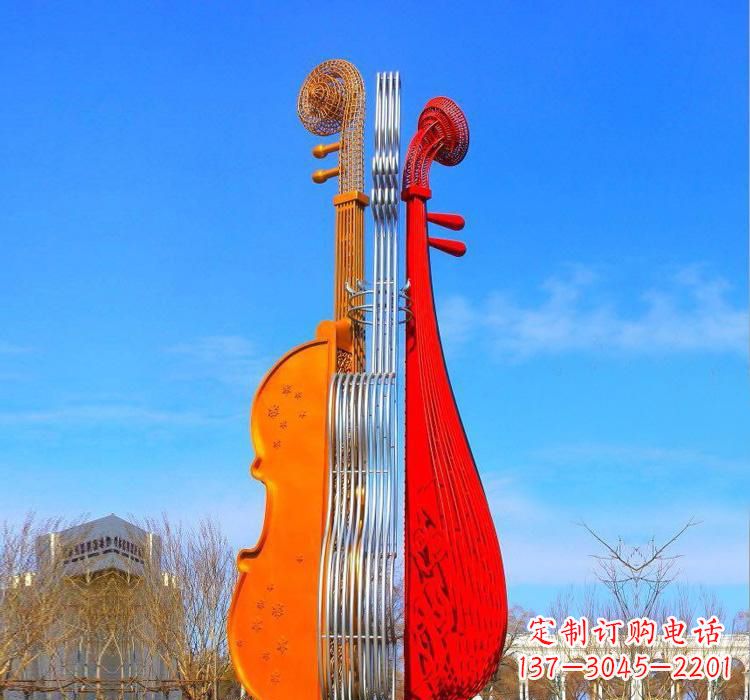 安阳不锈钢琴雕塑