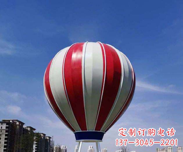 安阳不锈钢热气球景观雕塑