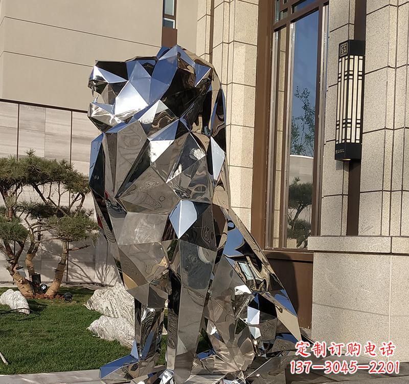 安阳不锈钢商场狮子雕塑