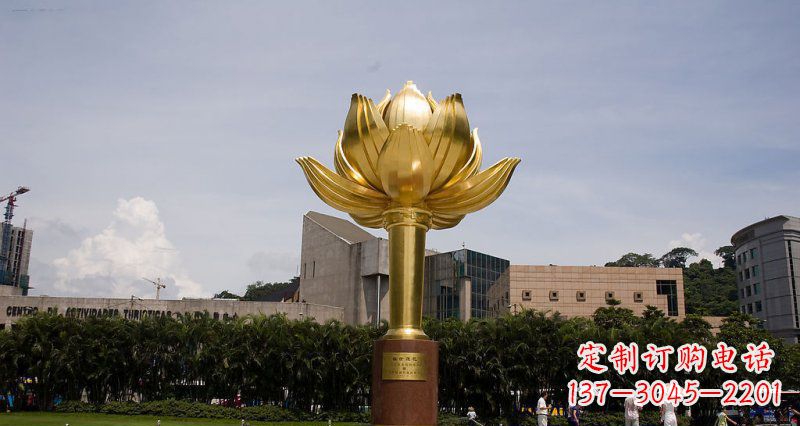 安阳不锈钢盛世莲花广场雕塑
