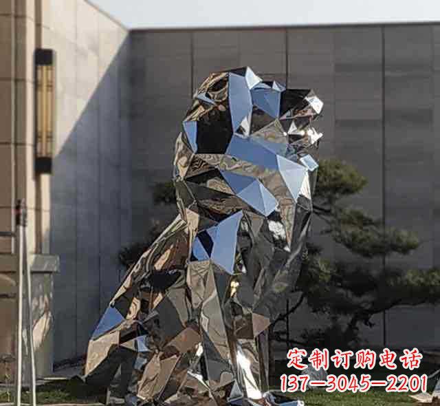 安阳不锈钢狮子雕塑2