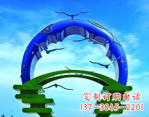 安阳不锈钢书籍的海洋校园雕塑