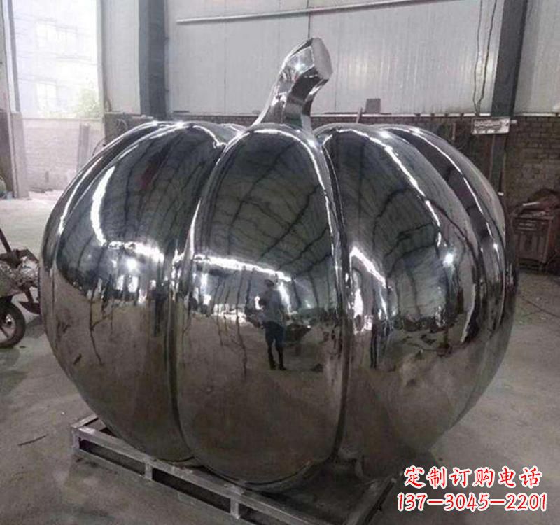 安阳不锈钢蔬菜南瓜雕塑