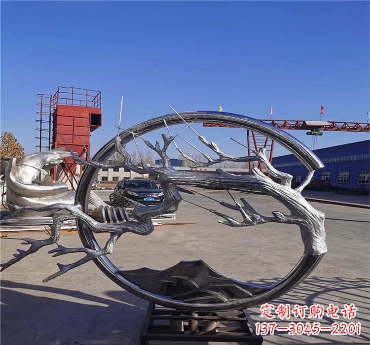 安阳不锈钢树枝雕塑