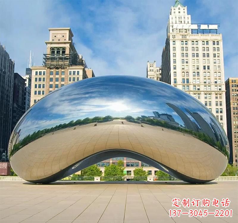 安阳不锈钢水滴艺术雕塑