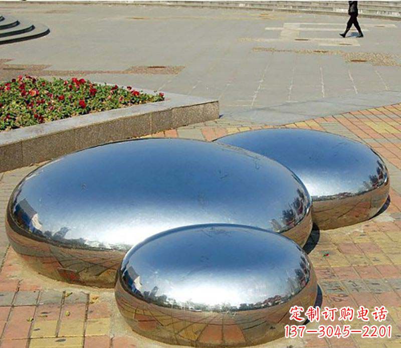 安阳不锈钢水滴校园雕塑