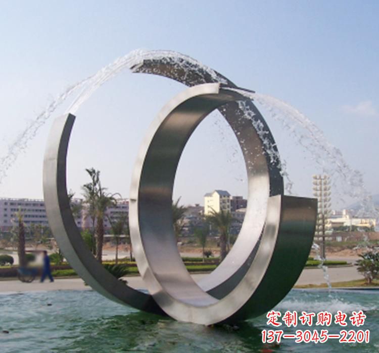 安阳不锈钢水景喷泉雕塑