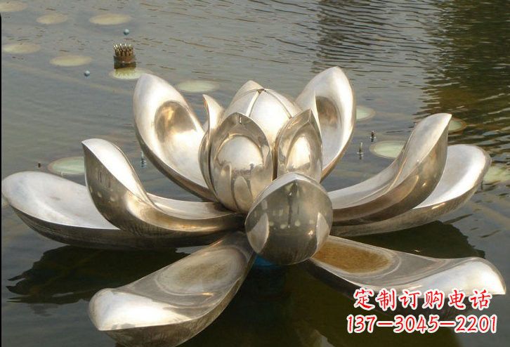 安阳不锈钢水面莲花雕塑