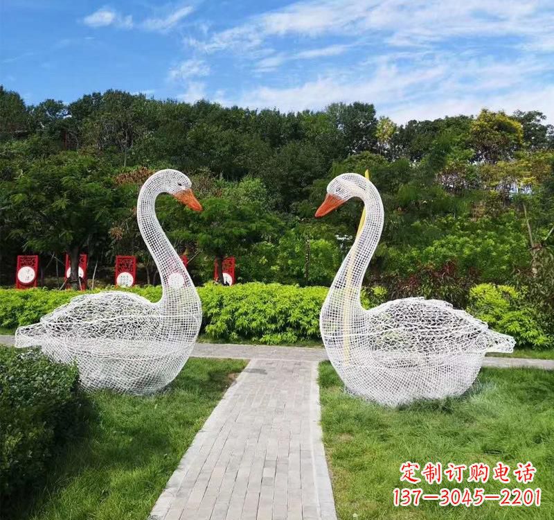 安阳不锈钢天鹅雕塑