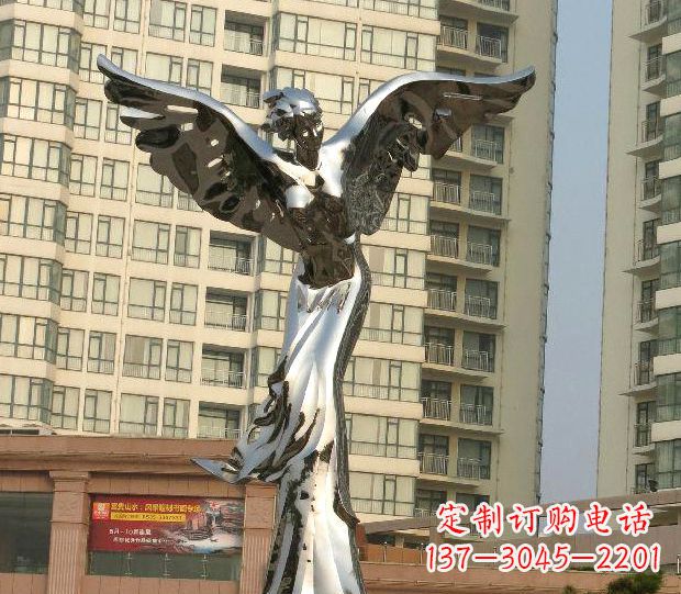 安阳不锈钢天使雕塑