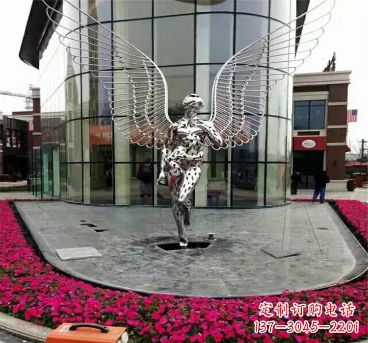 安阳不锈钢天使雕塑2