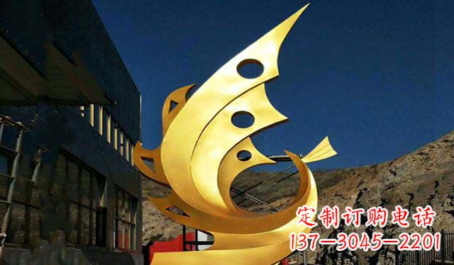 安阳不锈钢铁艺凤凰摆件雕塑