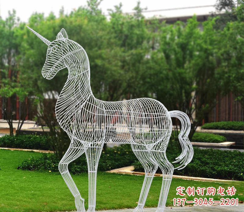 安阳不锈钢铁艺网格独角马