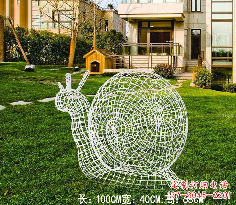 安阳不锈钢蜗牛雕塑 (2)