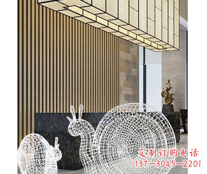 安阳不锈钢蜗牛镂空雕塑