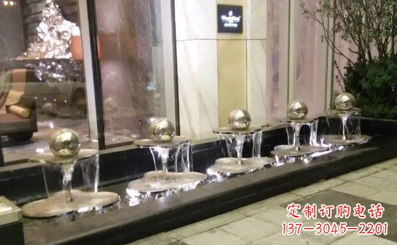安阳不锈钢小喷泉雕塑 (2)