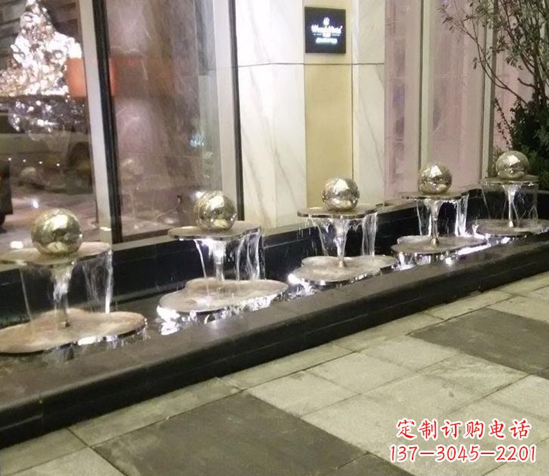 安阳不锈钢小喷泉雕塑