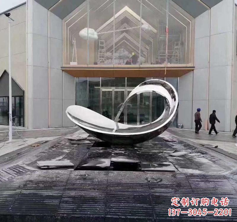 安阳不锈钢小区动物鱼雕塑