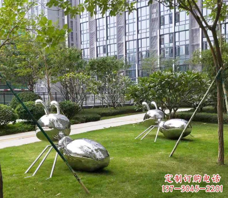 安阳不锈钢小区蚂蚁雕塑