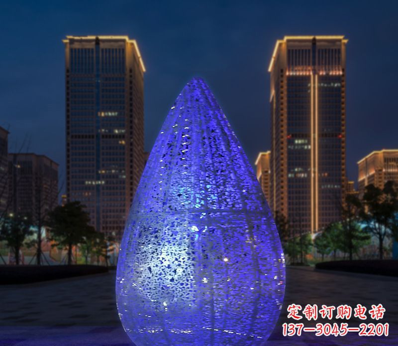 安阳不锈钢小区照明水滴灯