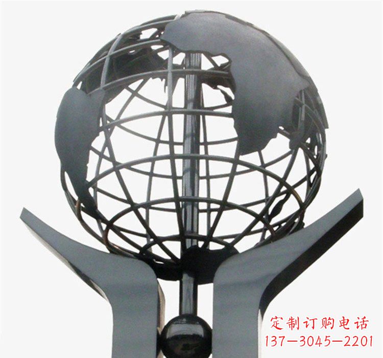 安阳不锈钢校园手托地球雕塑