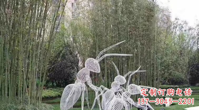安阳不锈钢艺术动物蚂蚁雕塑