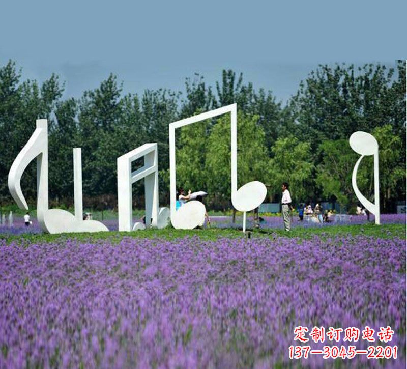 安阳不锈钢音符雕塑222