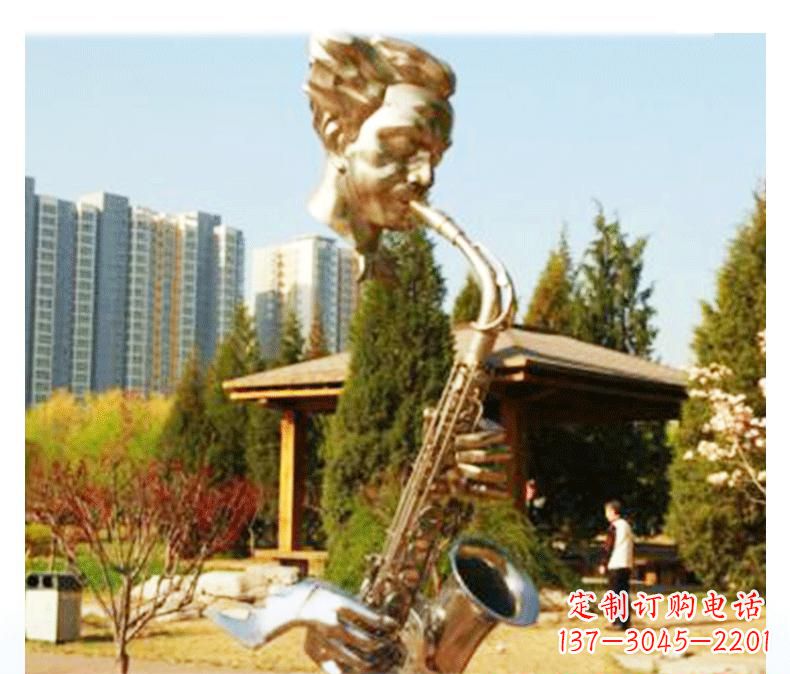 安阳不锈钢音乐萨克斯雕塑