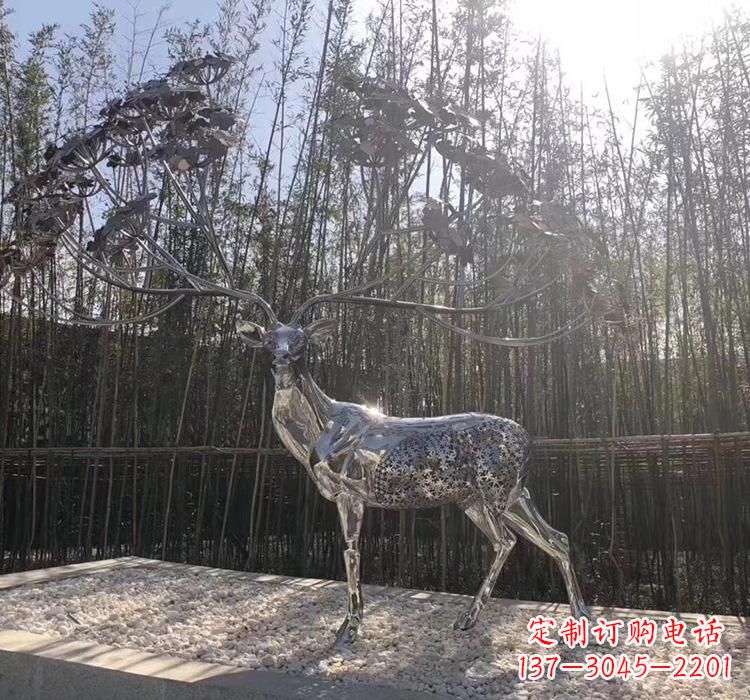 安阳不锈钢园林动物雕塑