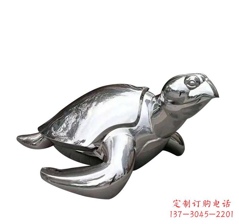安阳不锈钢园林动物海龟雕塑