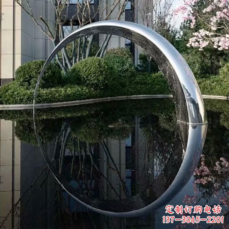 安阳不锈钢月亮水景景观