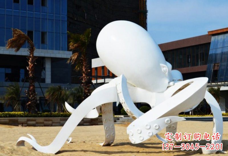安阳不锈钢章鱼雕塑2
