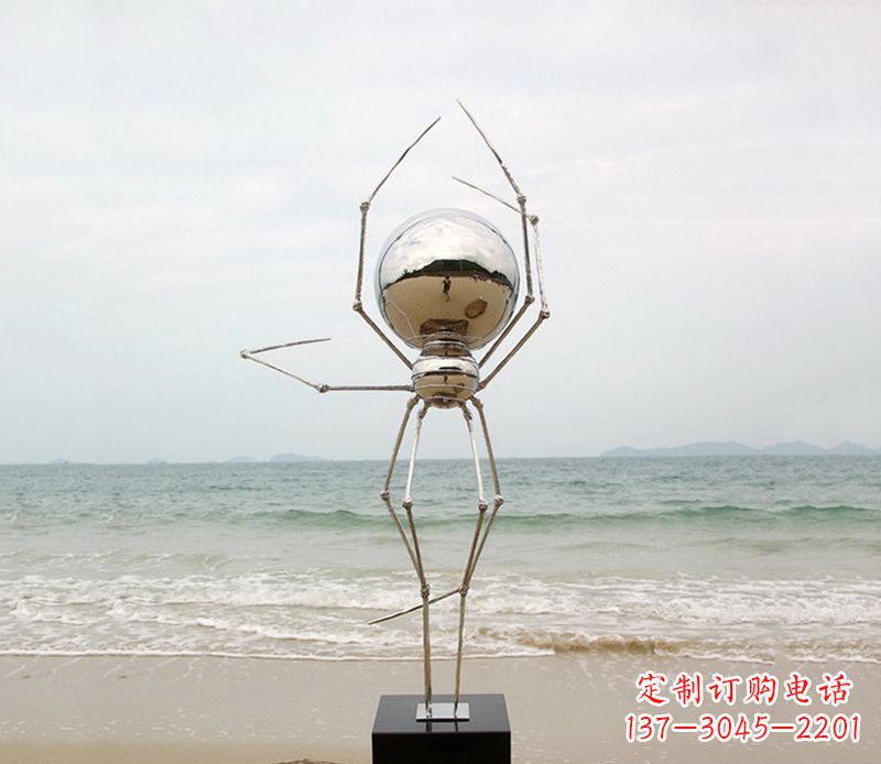 安阳不锈钢蜘蛛雕塑