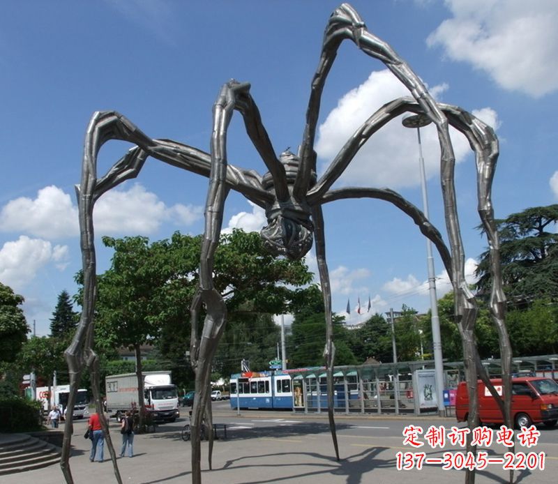 安阳不锈钢蜘蛛广场景观