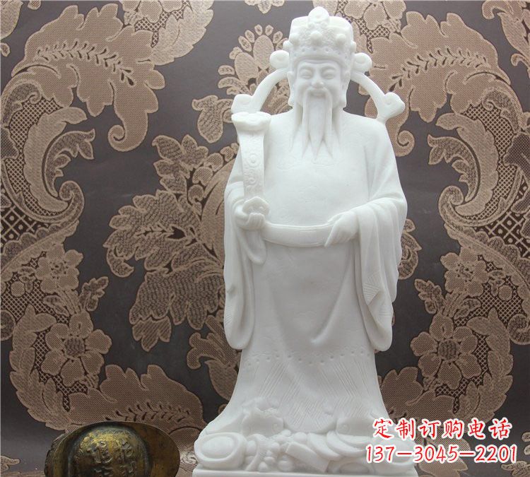 安阳财神庙文财神雕塑