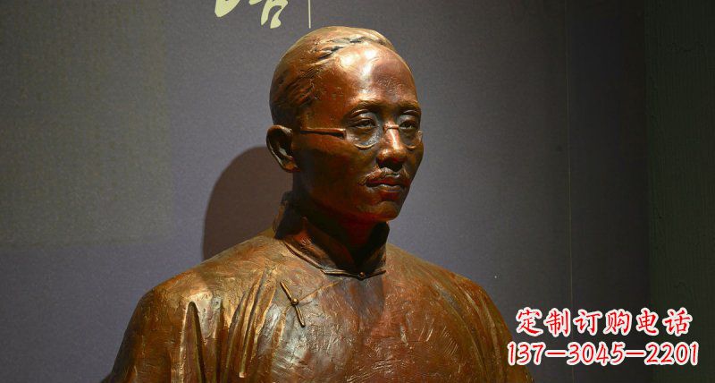 安阳蔡元培名人胸像铜雕