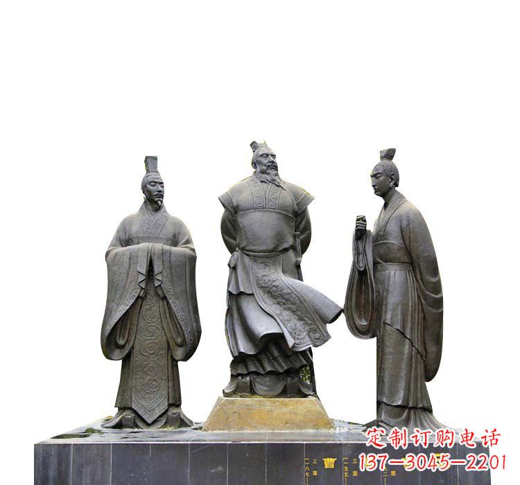 安阳曹操曹丕曹植铜雕