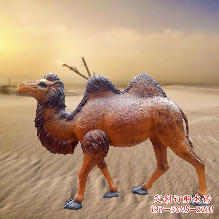 安阳茶马古道仿真骆驼雕塑
