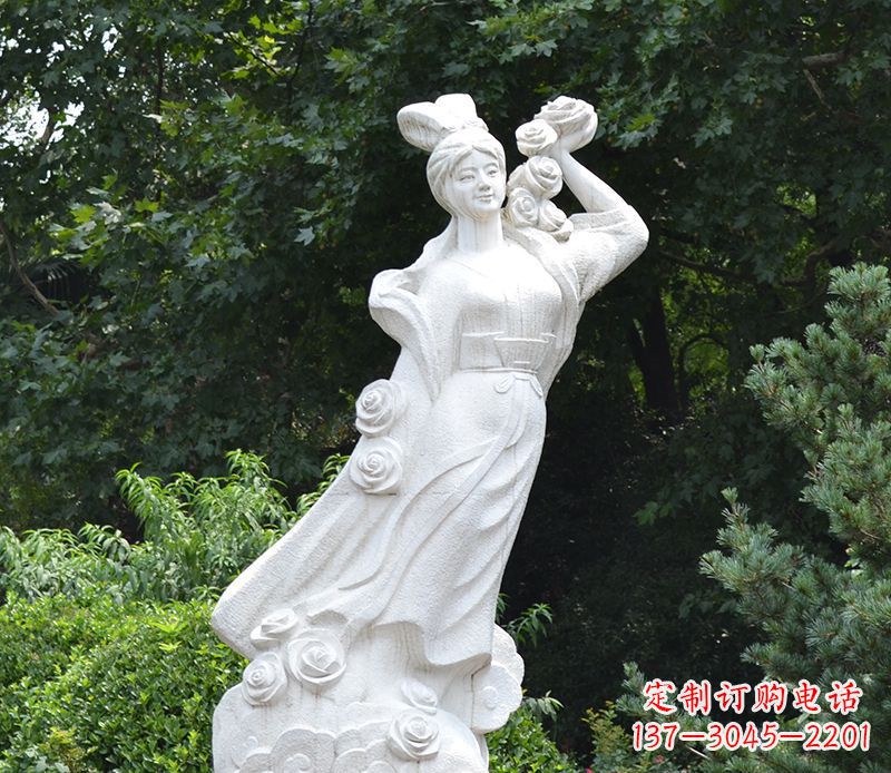 安阳嫦娥奔月景观石雕